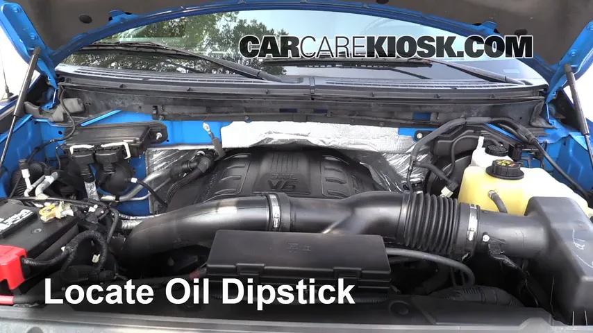 2011 Ford F-150 XLT 3.5L V6 Turbo Crew Cab Pickup Oil Check Oil Level